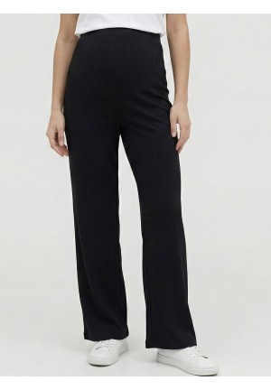 Брюки лапша черные для беременных (мм816)